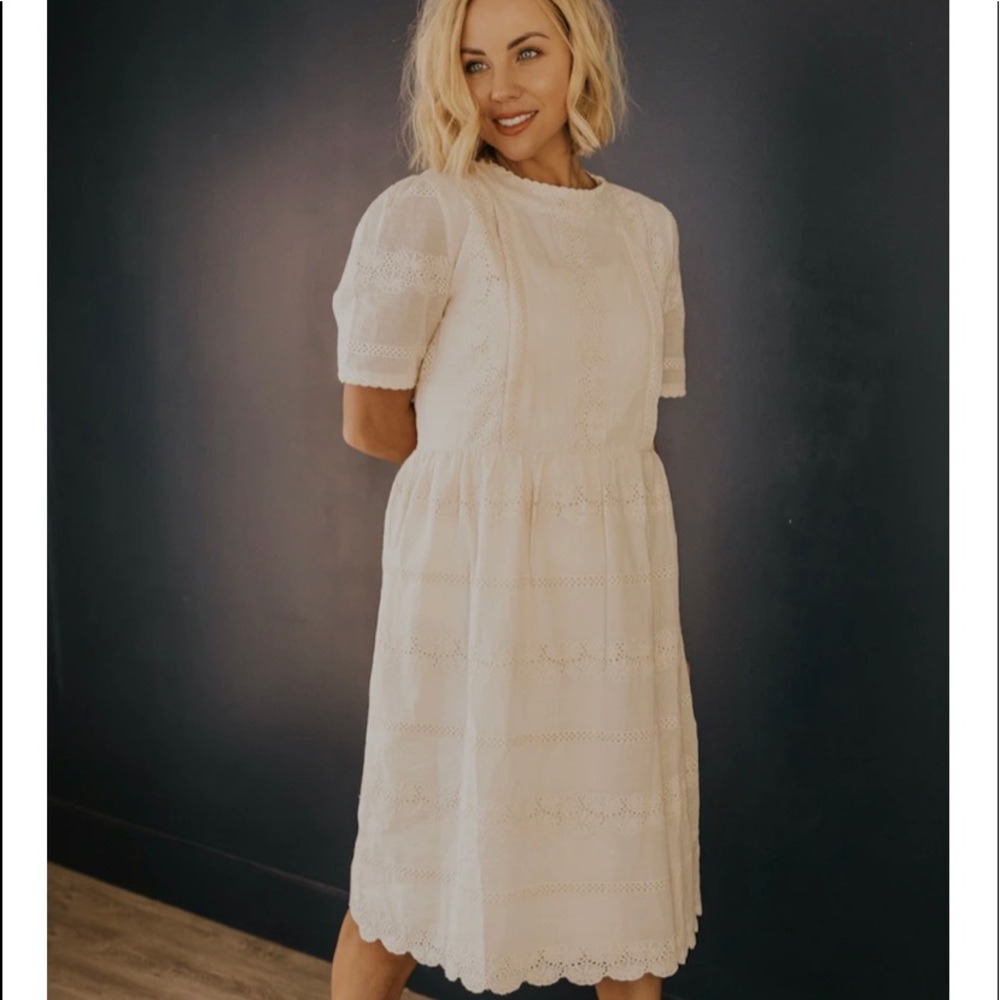 Roolee vintage lace detail dress, like new!